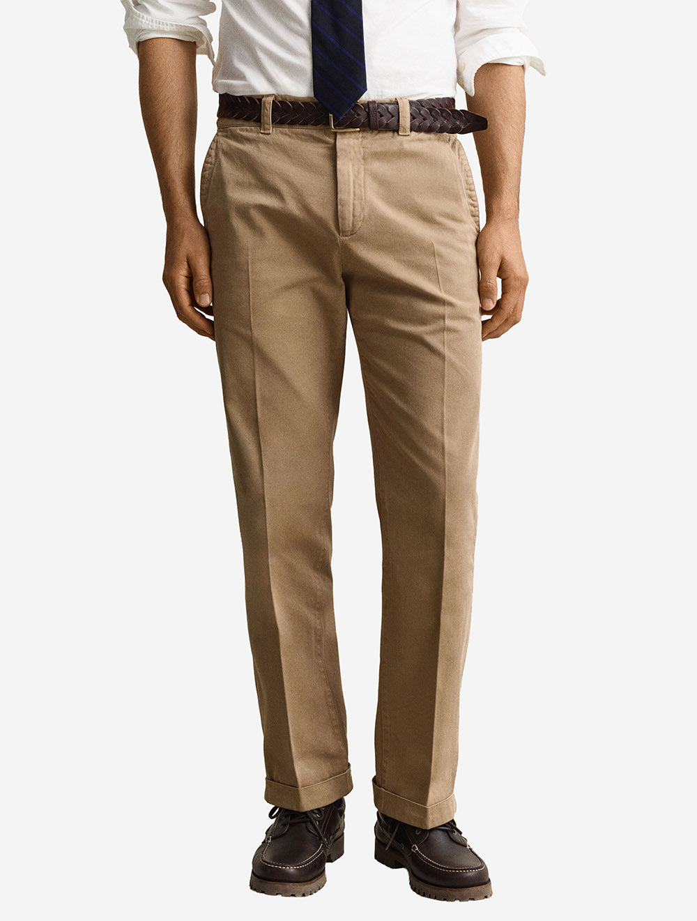 Cotton Twill Chinos Beige