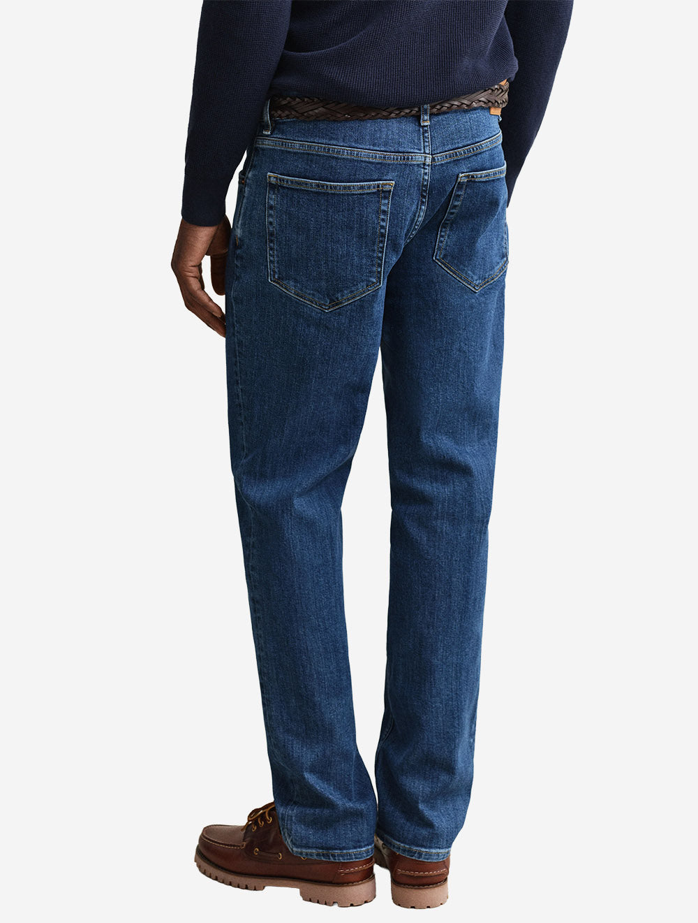 Regular Clean Wash Jeans Mid Blue Vintage