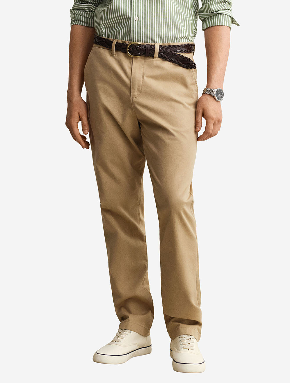 Regular Classic Chinos Dark Khaki