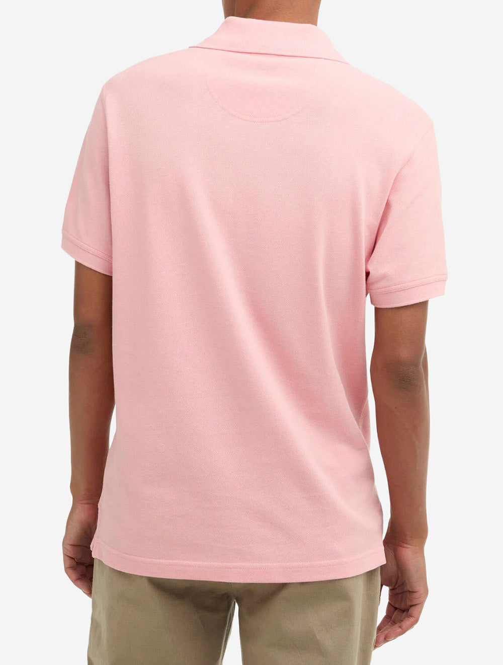 Tartan Piqué Polo Mineral Pink