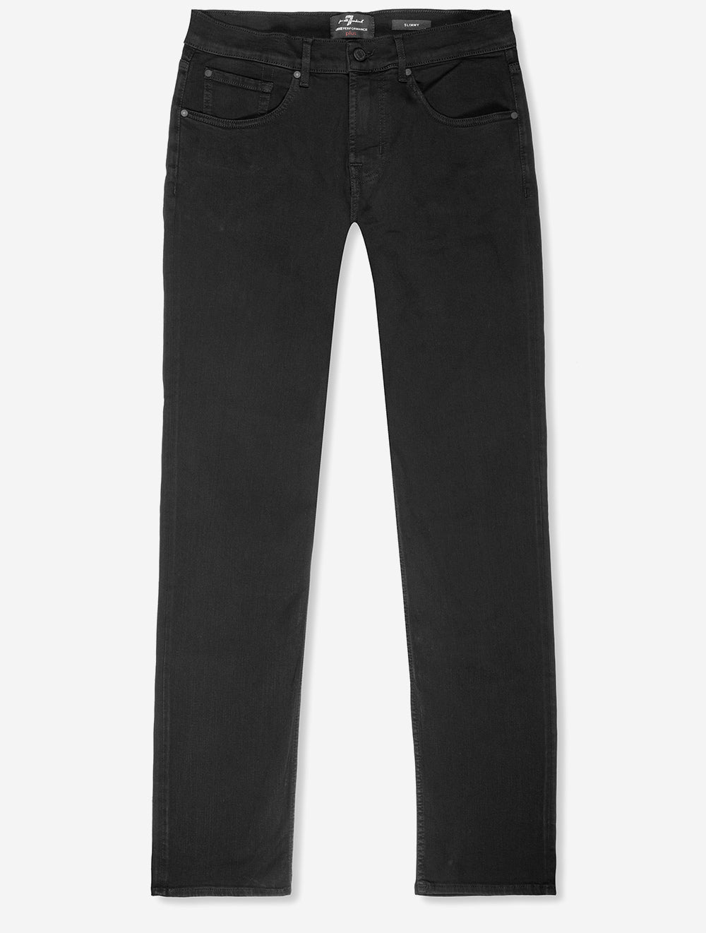 Seven Slimmy Luxe Performance Jeans Schwarz
