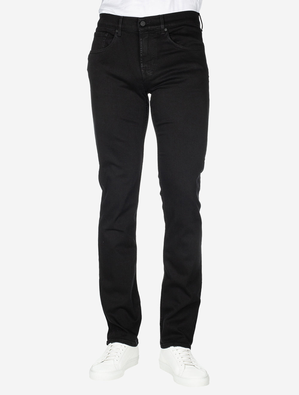 Seven Slimmy Luxe Performance Jeans Schwarz