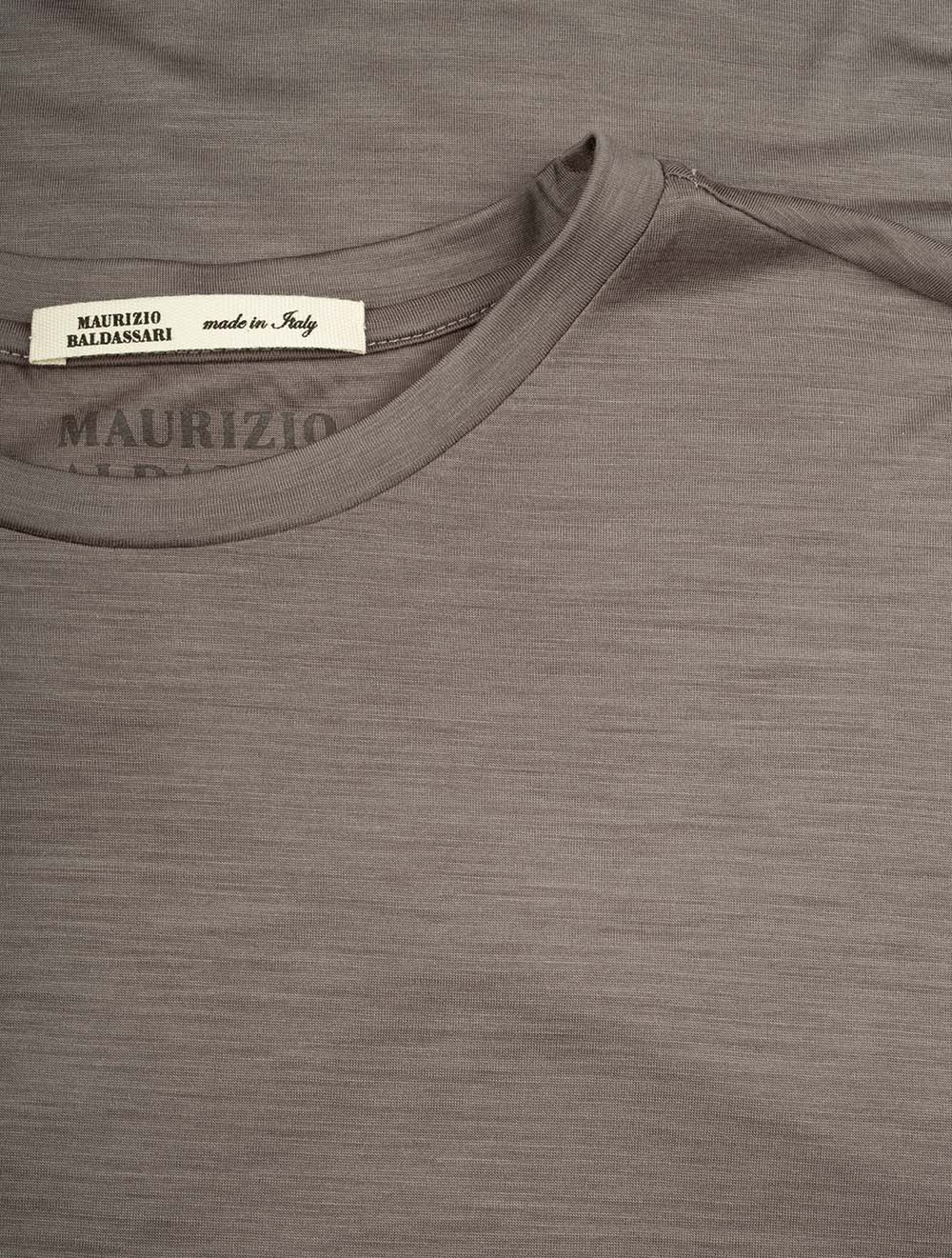 Maurizio Baldassari T-Shirt Short Sleeves Light Grey Brown AI3