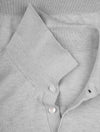 Knit Long Sleeve Polo Grey