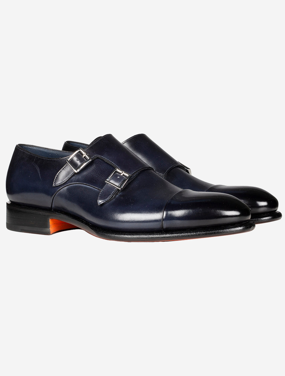 Double Monk Shoe Navy