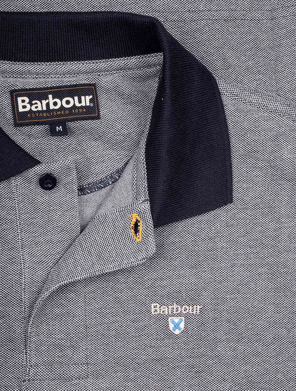 Barbour Essential Sports Polo Mix Dark Blue AI3