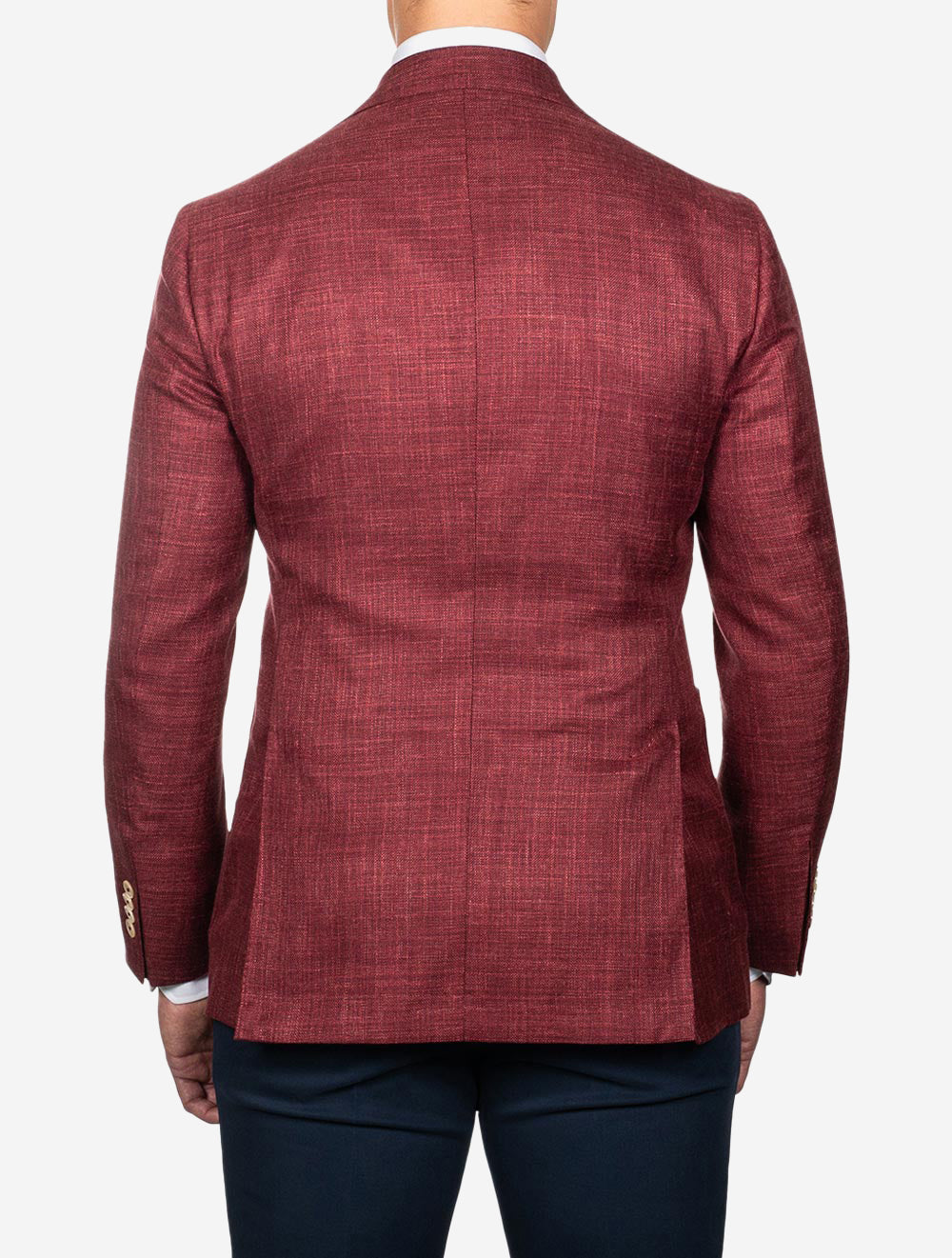 Loro Piana Sportjacke aus Wolle und Seide Rot