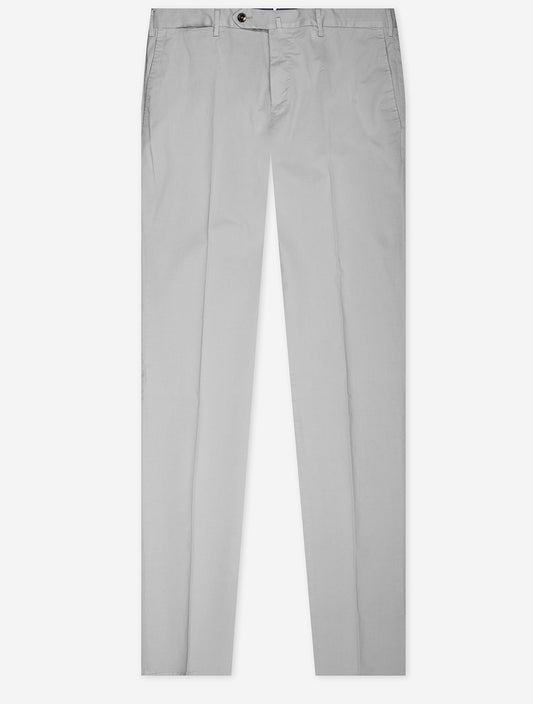 PT01 Light Stretch Gabardine Trouser Light Grey