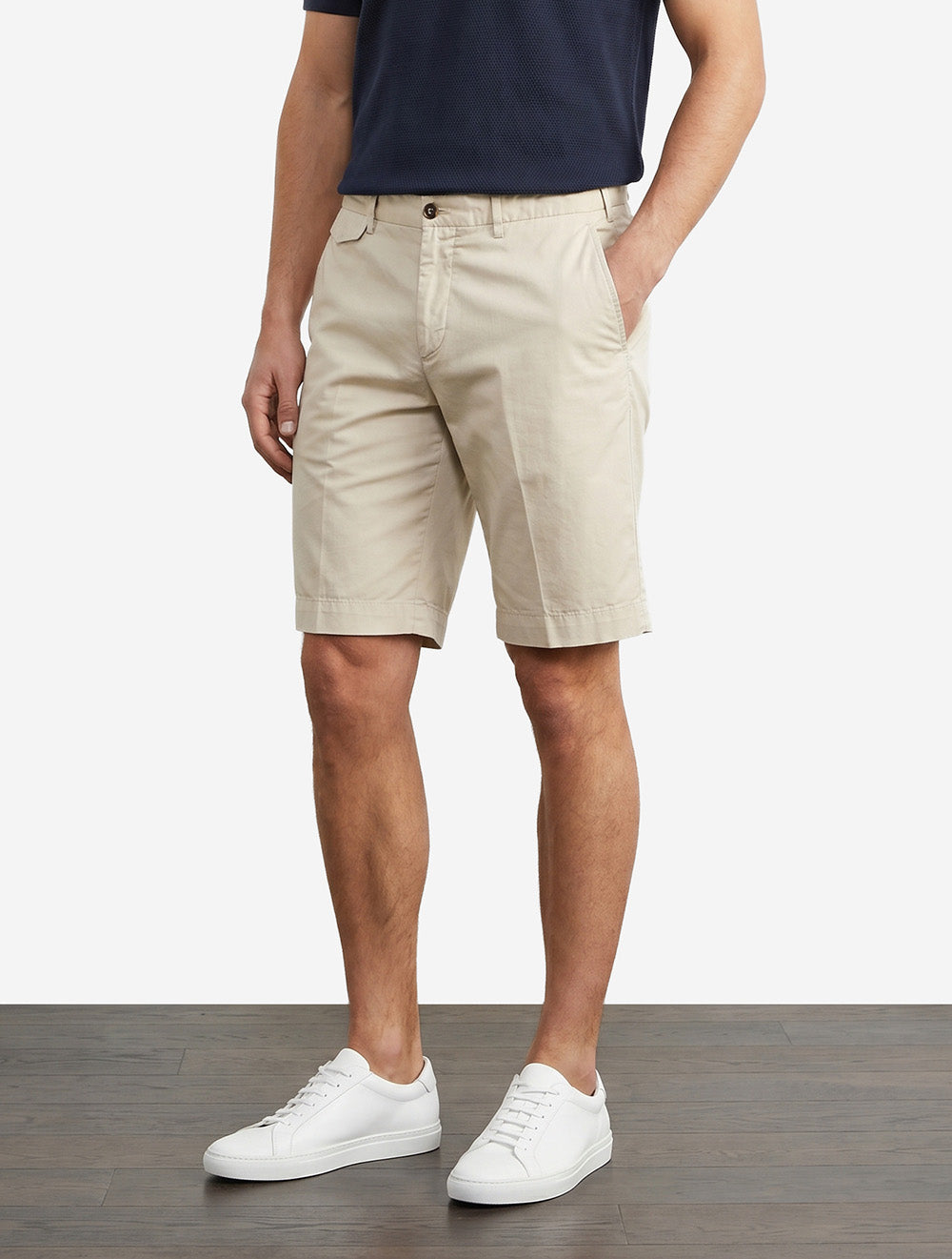 Cotton Shorts Beige