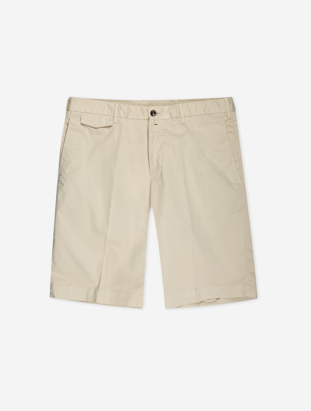 Pt01 Cotton Shorts Beige MI