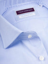 Pinpoint Classic Fit Single Cuff Shirt Blue