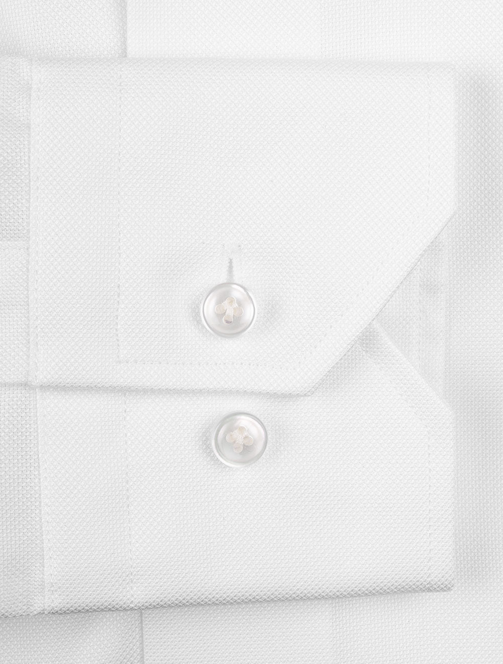 Pinpoint Super Slim Single Cuff Shirt White