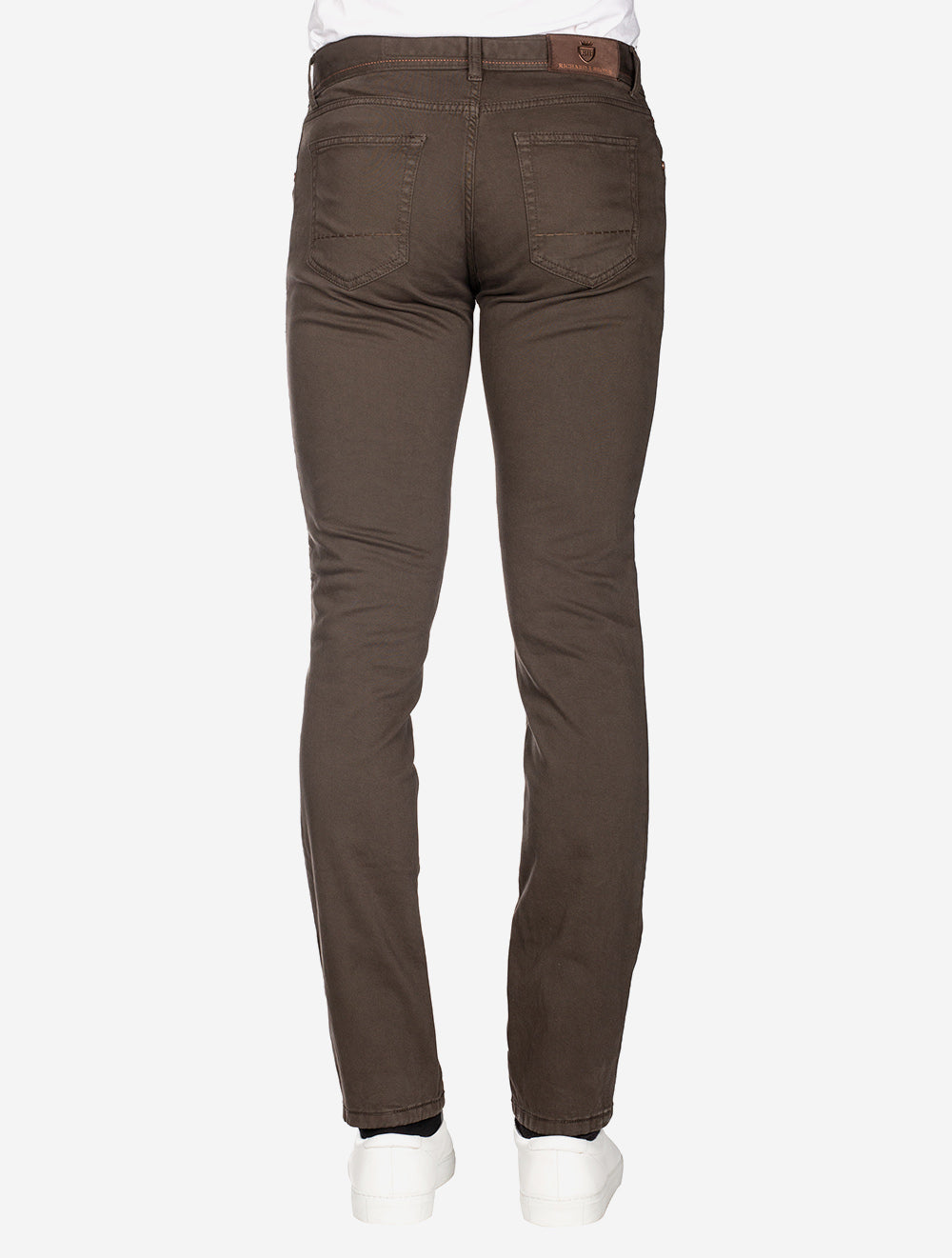 Luxury Cotton Cashmere Jeans Brown