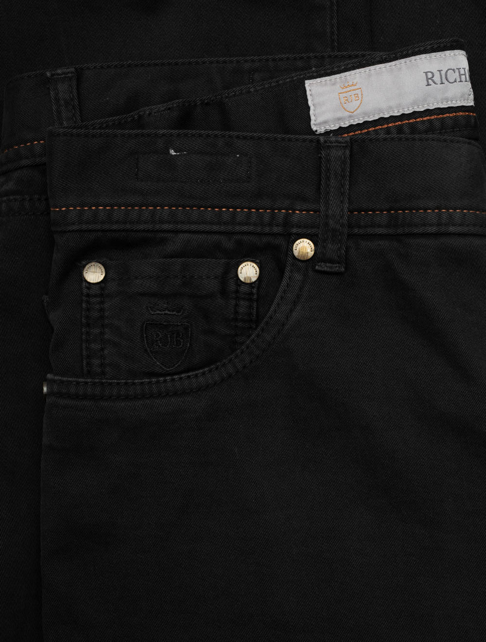 Richard J Brown Milano Luxury Denim Jean Black AI2