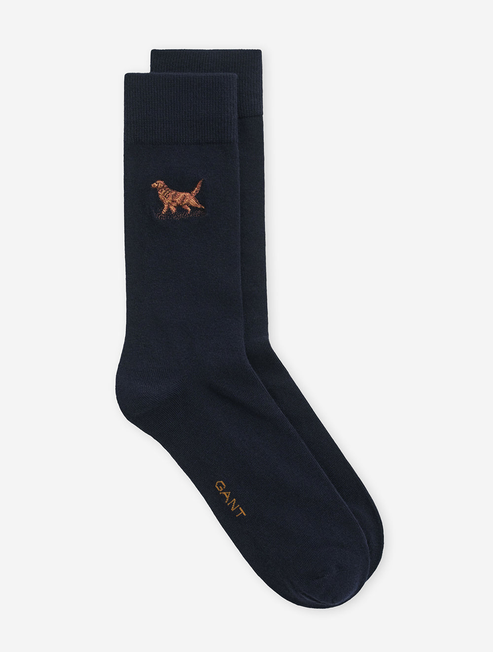 Embroidered Socks Marine