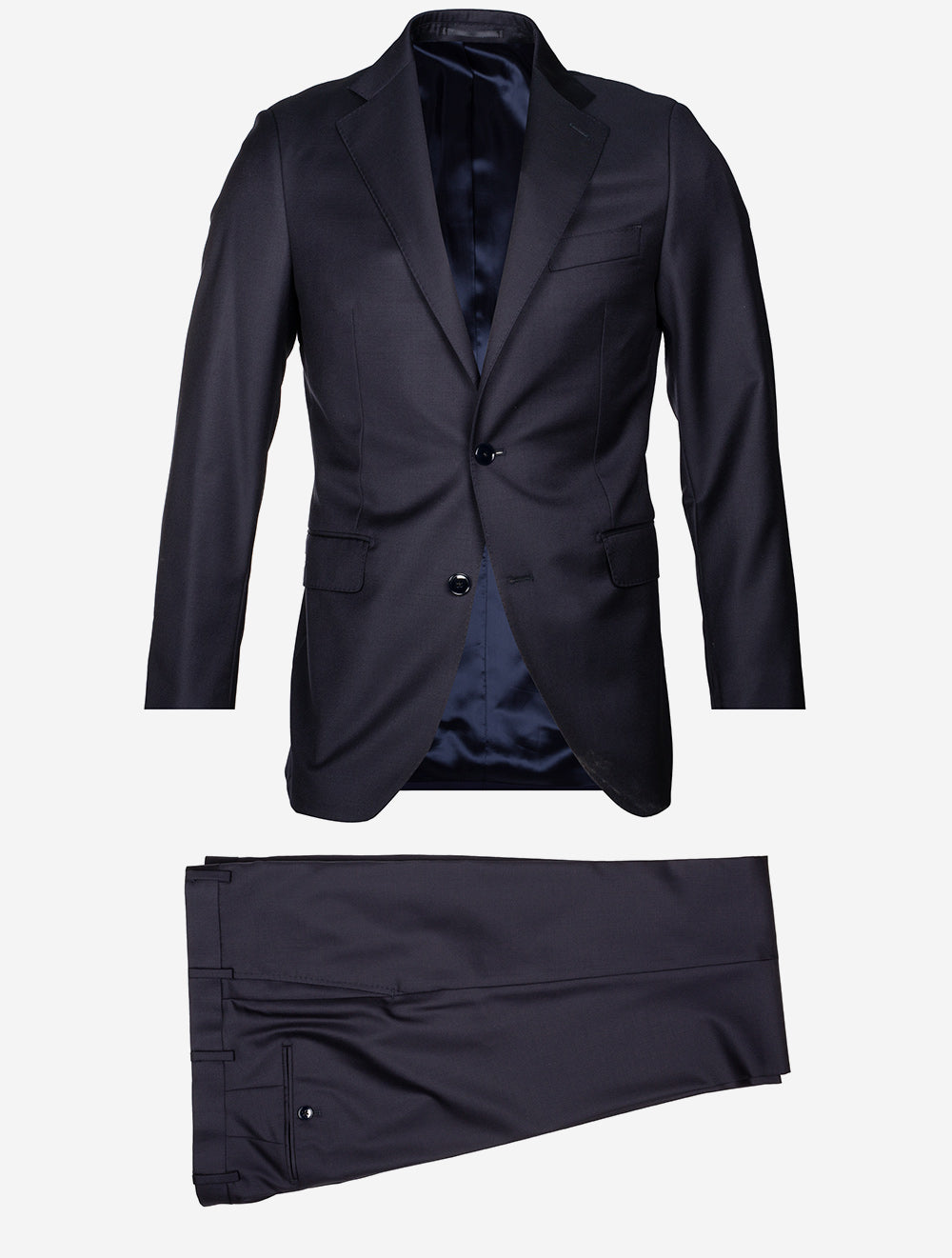 Costume deux pièces classique bleu marine
