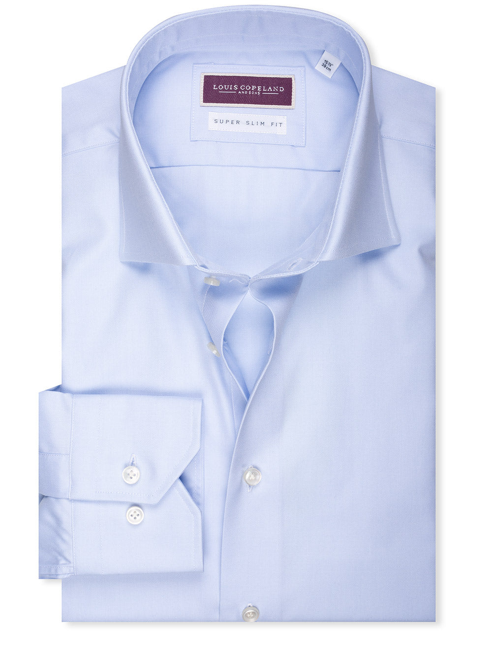 Louis Copeland Super Slim T.Mason Shirt Blue MI