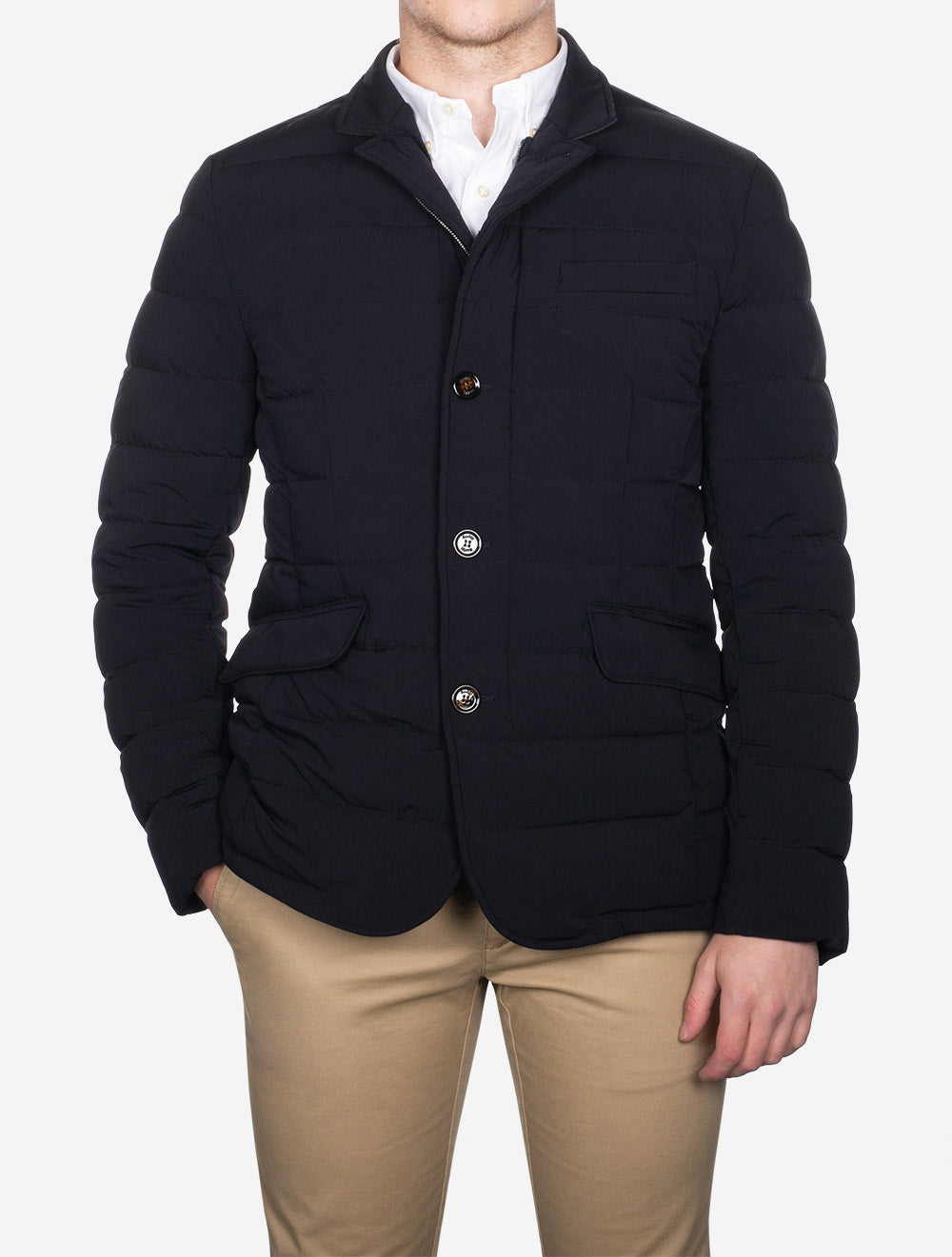 Moorer Zayn KN Puffa Coat Navy | Men's Winter Layers Now Available