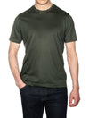 Maurizio Baldassari Short Sleeve Wool T-shirt Green