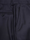 Louis Copeland Heritage Super 110 Navy Suit 2 Piece 2 Button Notch Lapel Soft Shoulder Flap Pockets 7