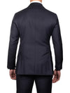 Louis Copeland Heritage Super 110 Navy Suit 2 Piece 2 Button Notch Lapel Soft Shoulder Flap Pockets 3