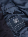Louis Copeland Heritage Super 110 Navy Suit 2 Piece 2 Button Notch Lapel Soft Shoulder Flap Pockets 6