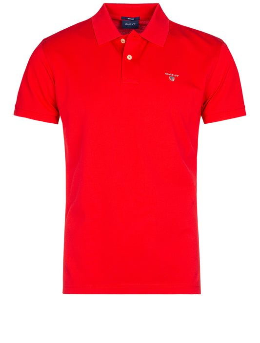 GANT Original Bright Red Piqué Polo Shirt