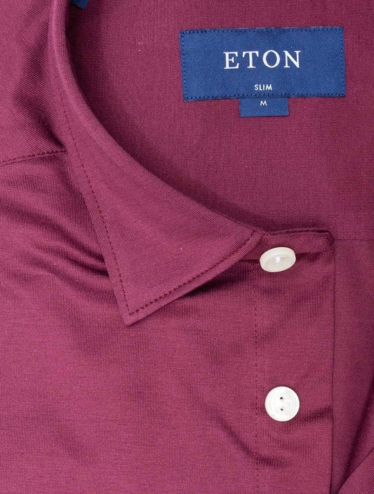 Eton Jersey Shirt Wine