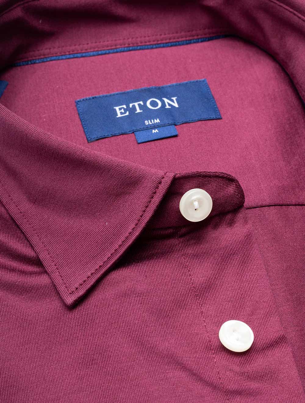 Eton Jersey Shirt Wine