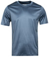 ETON Filo Di Soczia Crew Neck T-Shirt Mid Blue