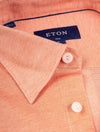 Eton Button Down Jersey Shirt Orange