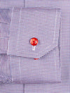 ETON Slim Fit Royal Dobby Shirt Red