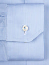 Contemporary Striped Fine Twill Shirt Blue