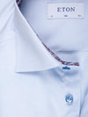 ETON Slim Signature Poplin Shirt Blue