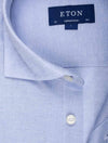 ETON Contemporary Pique Jersey Shirt Blue