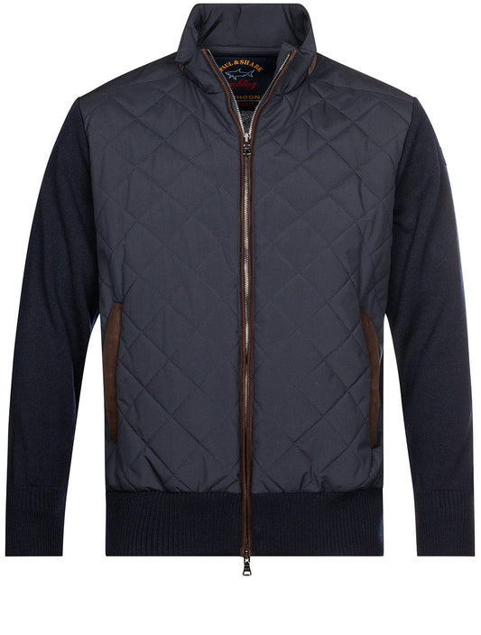 PAUL AND SHARK Quilted Full Zip Navy