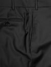 Canali Classic Suit Black 2 Piece 2 Button Notch Lapel Soft Shoulder Flap Pockets 7