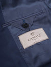 Canali Classic Suit Blue 2 Piece 2 Button Notch Lapel Soft Shoulder Flap Pockets 6