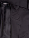 Canali Classic Suit Navy 2 Piece 2 Button Notch Lapel Soft Shoulder Flap Pockets 4