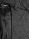 Canali Classic Suit Grey 2 Piece 2 Button Notch Lapel Soft Shoulder Flap Pockets 4