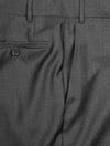 Canali Classic Suit Grey 2 Piece 2 Button Notch Lapel Soft Shoulder Flap Pockets 7