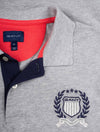 GANT Classic Crest Short-sleeve Pique Rugger Grey Melange