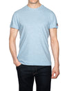 GANT Marled Short Sleeve T-shirt Sky Blue