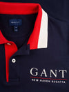 Gant Sailing Pique Short sleeve Rugger Evening Blue