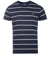 GANT Breton Stripe Short Sleeve T Shirt Navy