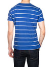GANT Breton Stripe Short Sleeve T Shirt College Blue