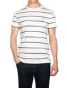 GANT Breton Stripe Short Sleeve T Shirt Eggshell