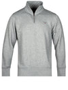 GANT Grey Melange Original Half-Zip Sweatshirt