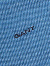 GANT 4 colour Oxford Pique Shortsleeve Day Blue