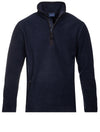 GANT Light Fleece Half-Zip Sweater Evening Blue